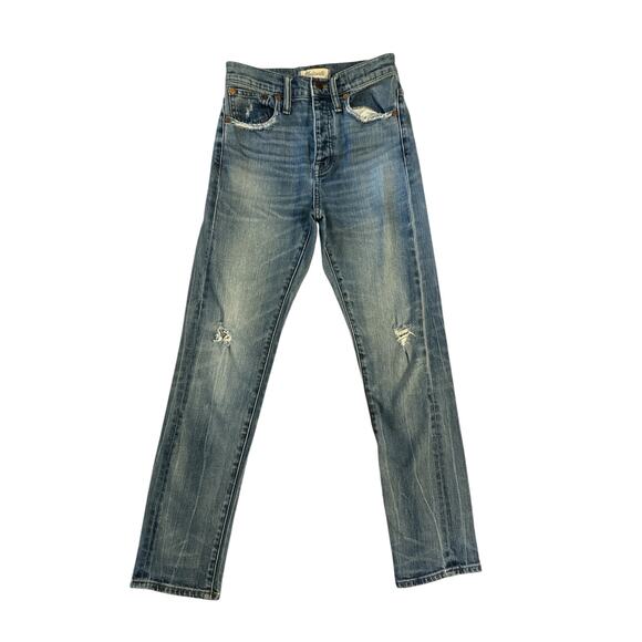 23 Madewell Cruiser Straight Denim Jeans Pants Cloverdale Selvedge Button Fly - Picture 1 of 6